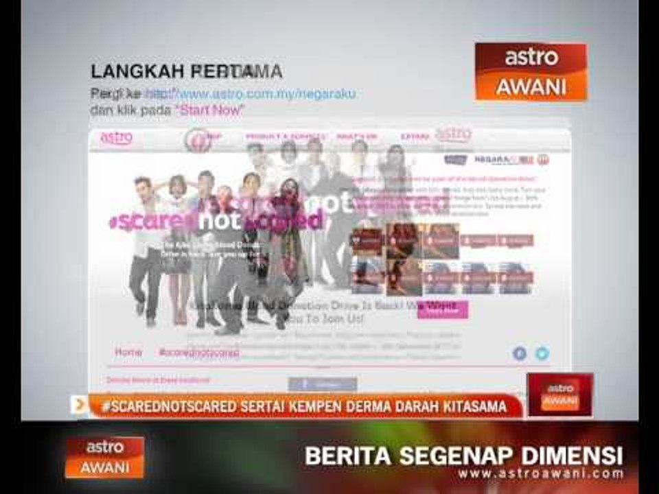 #Scarednotscared sertai kempen derma darah KitaSama