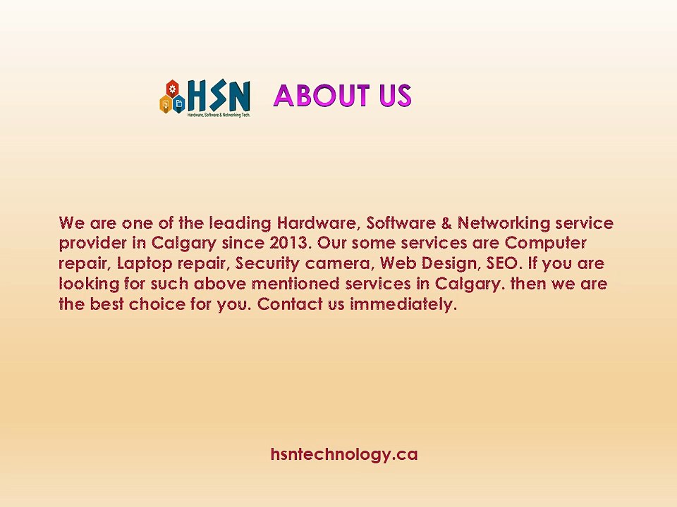 Laptop repair Calgary -HSN Technology