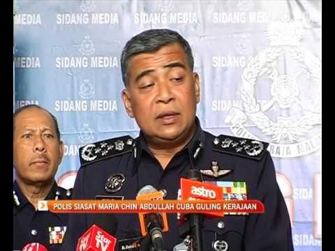 Polis siasat Maria Chin Abdullah cuba guling kerajaan