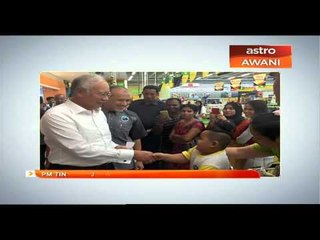 PM tinjau pelaksanaan CBP di Giant Kota Damansara