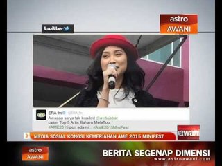 Media sosial kongsi kemeriahan Ame 2015 Minifest