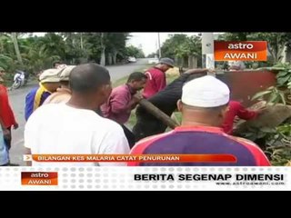 Bilangan kes malaria catat penurunan