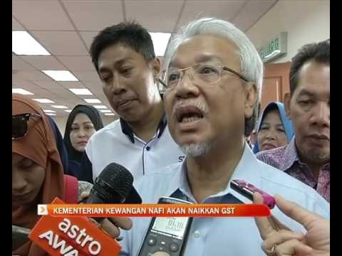 Kementerian Kewangan nafi akan naikkan GST