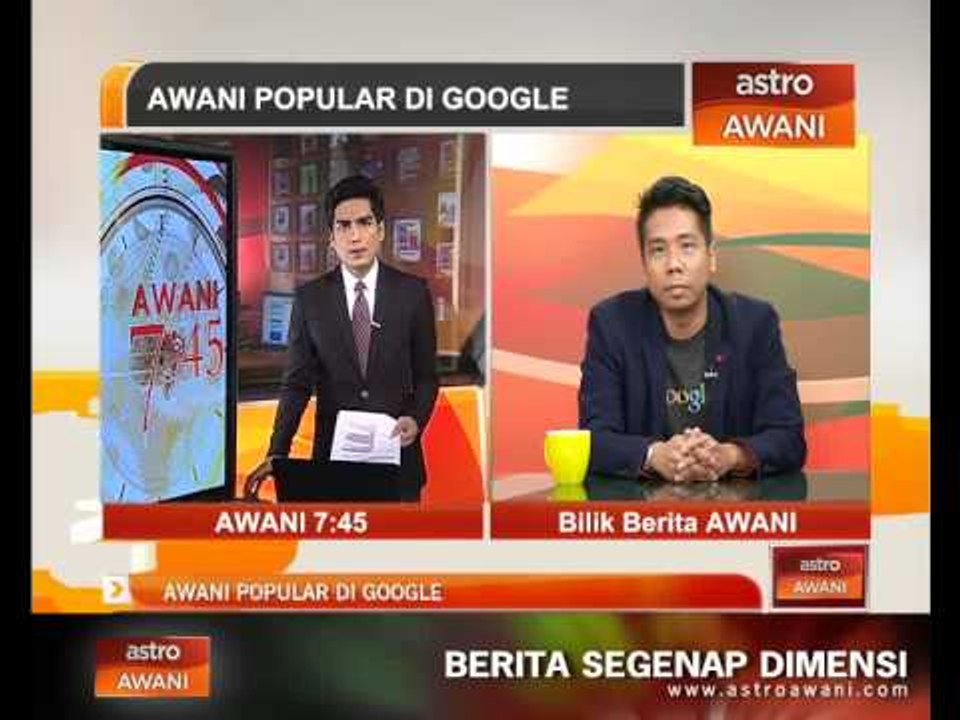AWANI popular di Google