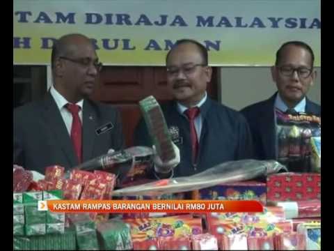 Kastam rampas barangan bernilai RM80 juta