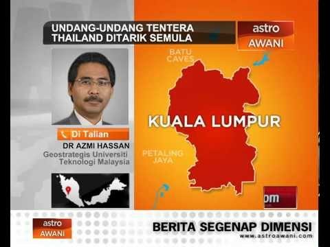 Undang-undang Tentera Thailand ditarik semula