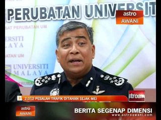 Ops Warta: 2,012 pesalah trafik ditahan sejak Mei