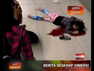 Kanak-kanak jatuh dari ketinggian lima tingkat