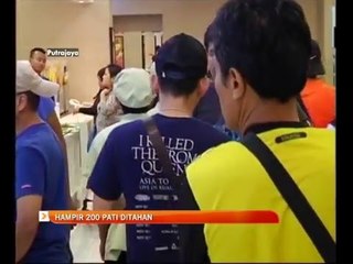 Hampir 200 PATI ditahan di pusat membeli belah