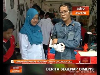 Tangan mekanikal percuma untuk golongan OKU