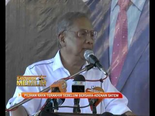 Pilihanraya terakhir sebelum bersara - Adenan Satem