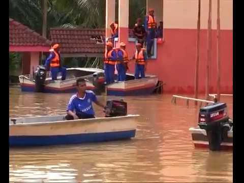 Mangsa banjir di Pahang menurun