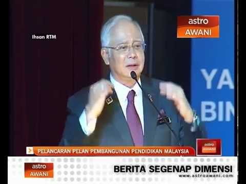 Ucapan Pelancaran Pelan Pembangunan Pendidikan Malaysia