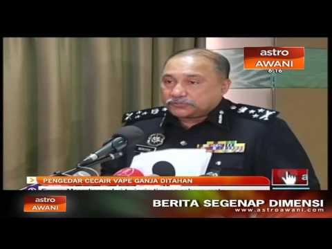 Pengeluar cecair vape ganja ditahan