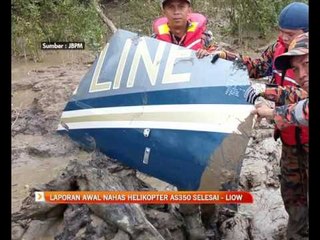 Laporan awal nahas helikopter AS350 selesai - liow