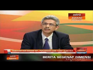 Semakan kos bahan api, penjanaan dan tarik elektrik