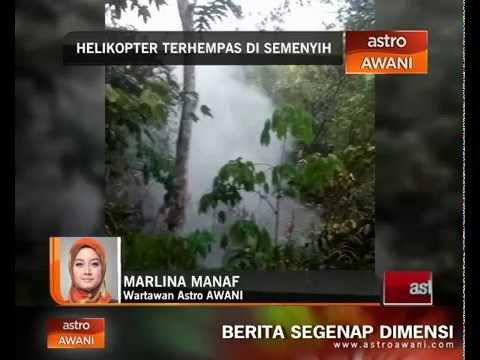 Perkembangan lokasi nahas helikopter 11:30 malam