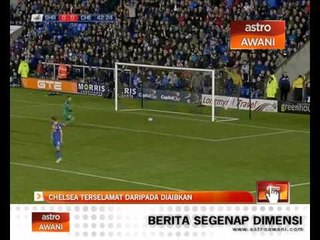 Chelsea terselamat daripada diaibkan