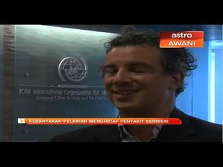 Kebanyakan pelarian menghidap penyakit beriberi