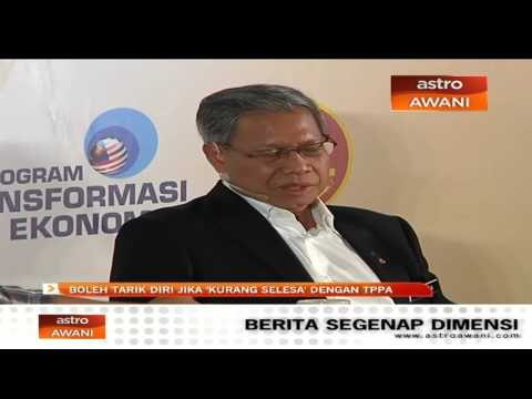Malaysia boleh tarik diri jika 'kurang selesa' dengan TPPA