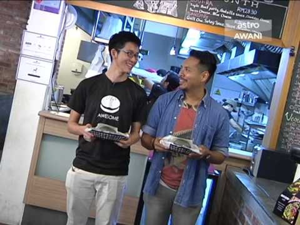Burger eating contest