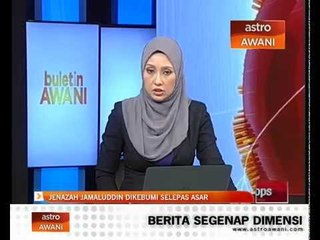 Jenazah Jamaluddin dikebumi selepas Asar