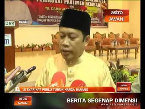 10 syarikat perlu turun harga barang