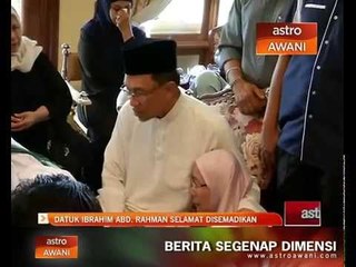 Bapa kepada Datuk Seri Anwar Ibrahim selamat disemadikan