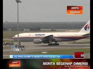 Oil price slump to benefit aviation sector