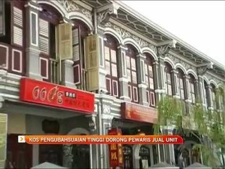 Kos pengubahsuaian tinggi dorong pewaris jual unit