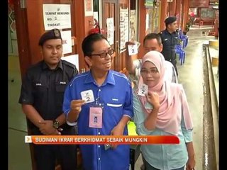 Budiman ikrar berkhidmat sebaik mungkin