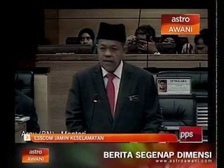 ESSCOM jamin keselamatan