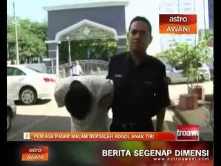 Peniaga pasar malam bersalah rogol anak tiri