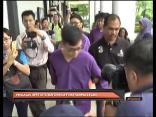 Pengasas JJPTR ditahan semula tidak sampai 24 jam
