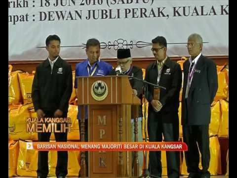 Barisan Nasional menang majoriti besar di Kuala Kangsar