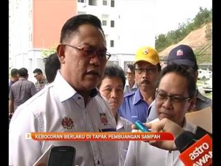 Kebocoran akibat kesilapan kontraktor