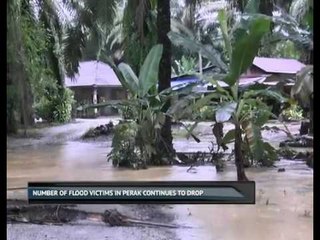 Number of flood victims in Perak continues to drop