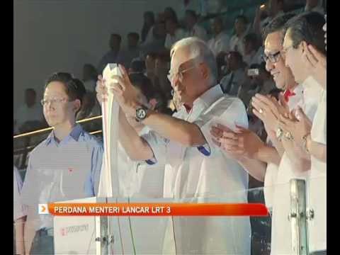 Perdana Menteri lancar LRT 3