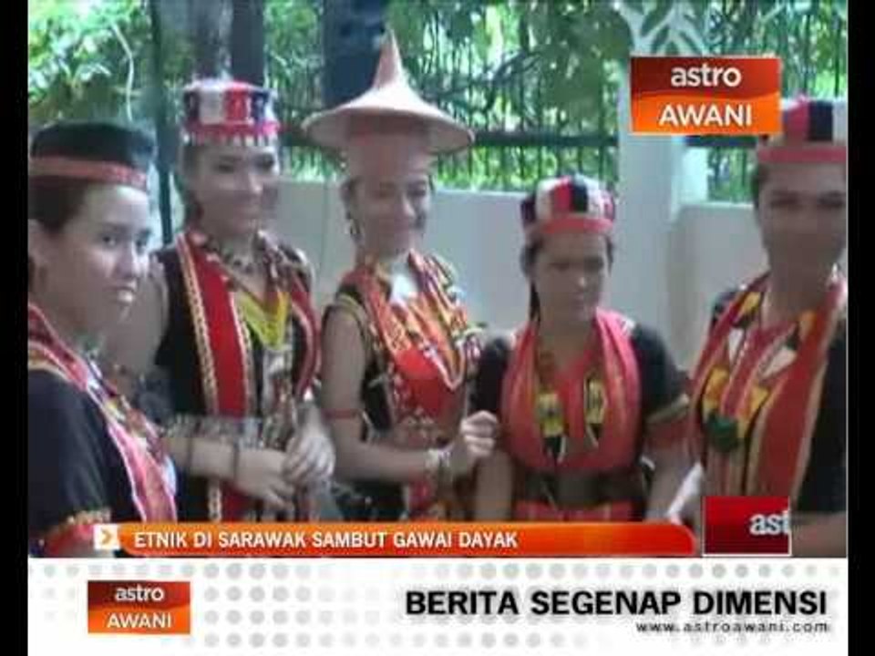 Etnik di Sarawak sambut Gawai Dayak