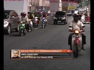 Kod bar PDRM tidak bercanggah dengan JPJ