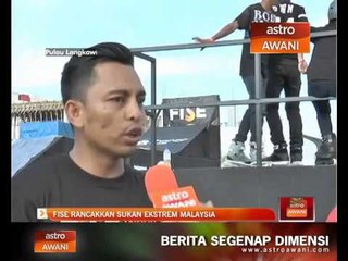 Fise rancakkan sukan ekstrem Malaysia