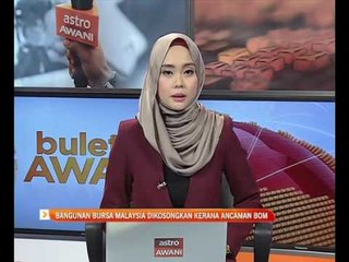 Bangunan Bursa Malaysia dikosongkan kerana ancaman bom