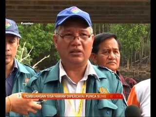 Pembuangan sisa haram dipercayai punca sungai hitam