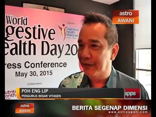 Pelancaran persatuan kesihatan penghadaman Malaysia