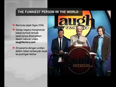 Harith Iskander dalam pentas akhir The Funniest Person In The World