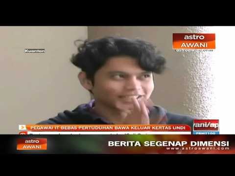 Pegawai IT bebas tuduhan bawa keluar kertas undi