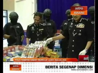 Download Video: Polis rampas dadah bernilai lebih RM100,000