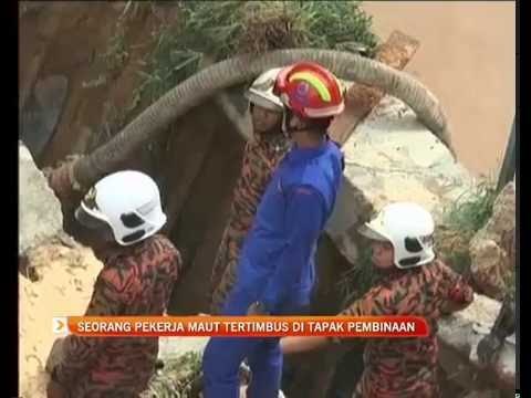 Seorang pekerja maut tertimbus di tapak pembinaan