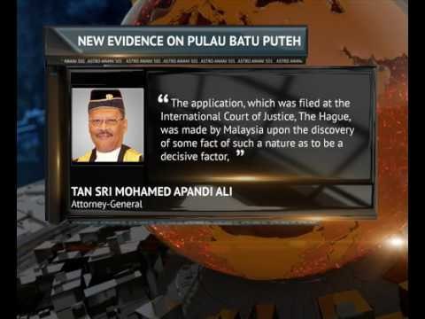 New evidence on Pulau Batu Puteh