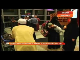Semua pelajar Perak di Yaman sudah dibawa pulang